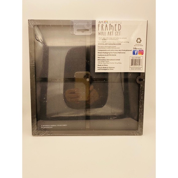 Framed Coloring Art Work - Picture 2 of 2